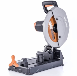 Evolution R355CPS 355mm Chop Saw with TCT Multi-material Cutting Blade - 110v